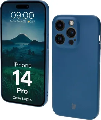 Produktbild von BIZON Case Lupka Apple iPhone 14 Pro blau