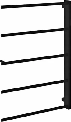 Image de Sapho Slice - Porte-serviettes, 520x790 mm, noir mat SN883