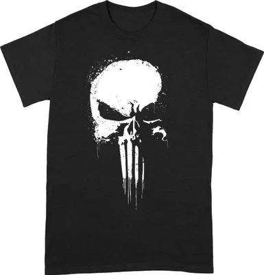 Obrázek produktu pro The Punisher - Tričko pro muže/dámy Uni BI240 (XL) (černá/bílá)
