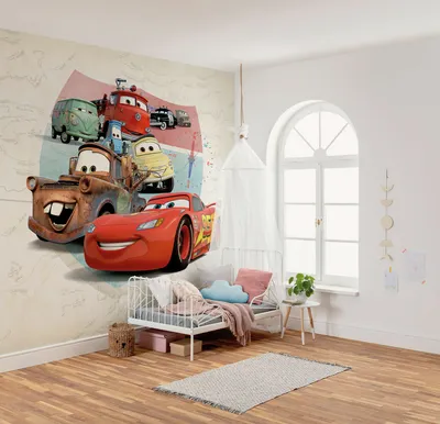 Produktbild von Komar Vlies Fototapete - Disney and Pixar Cars Open Road - Größe 250 x 250 cm