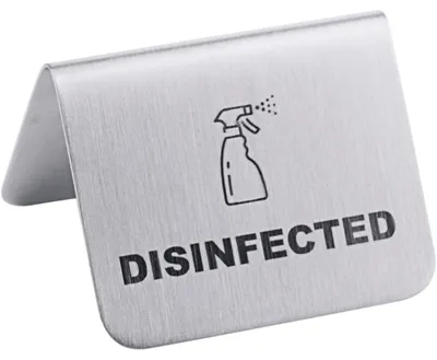 Produktbild von Aufsteller DESINFIZIERT disinfected