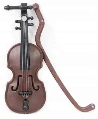 Produktbild von Mini-Geige für Puppen - Miniatur-Saiteninstrument als Schlüsselanhänger