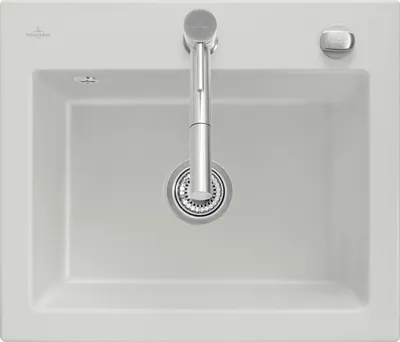 Produktbild von Villeroy & Boch Keramikspüle 330902SM, Subway 60 S Einbauspüle - inkl.