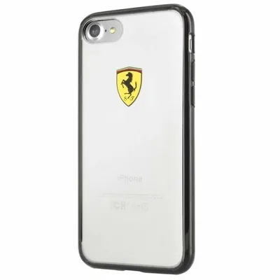 Obrázek produktu pro Pouzdro Ferrari Racing Shield pro Iphone 7 / 8 / Se 2020 / Se 2022 - Transparent Black