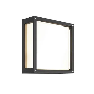 Produktbild von Lucande Außenwandlampe Aurelien, anthrazit, Metall, 25x 25cm