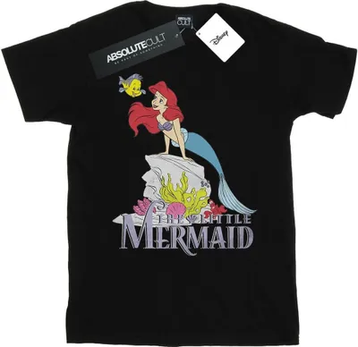 Produktbild von Disney - "The Little Mermaid Sea Friend" T-Shirt für Herren BI19787 (S) (Schwarz)