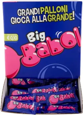 Produktbild von Big Babol alle Früchte Ausstellung von 200 Stück+ Italian Gourmet polpa 400g
