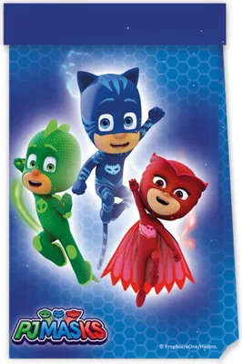 Image de PJ Masks Héros du pyjama 4 sacs en papier