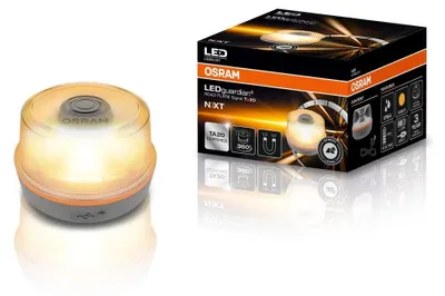 Immagine prodotto di OSRAM LEDguardian ROAD FLARE: Segnalatore LED, luce di emergenza a 360°, modello V16, magnetico, conforme alla norma TA20, serie NXT. Codice: 4062172427425