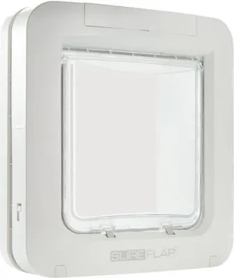 Immagine prodotto di Gattaiola elettronica SureFlap Grande, microchip, bianca, 178 mm x 170 mm, 32 microchip