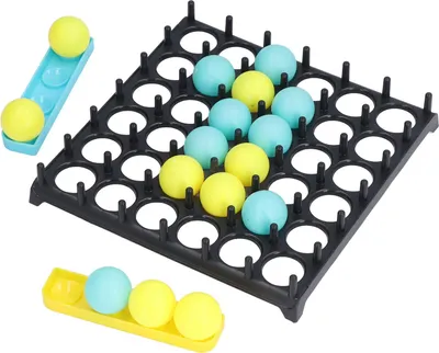 Image de Jeu de Balle Rebondissante 2 Couleurs 9 Cartes 16 Balles Jeu de Balle Interactif de Bureau Parent Enfant
