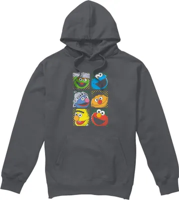 Produktbild von Sesame Street - Kapuzenpullover für Herren/Damen Uni TV22858 (L) (Holzkohle)