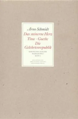 Obrázek produktu pro Bargfelder Ausgabe. Werkgruppe I. Romane, Erzählungen, Gedichte, Juvenilia