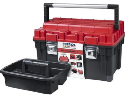 Produktbild von Patrol Toolbox Hd Trophy 1, Schwarz und Rot, 60X35X35Cm