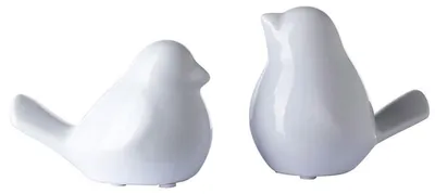 Produktbild von Fink Dekofigur Birdy Vögel Weiß (2er-Set)