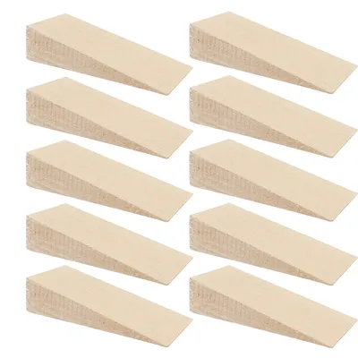 Produktbild von haggiy Hartholzkeile - Unterlegkeile aus Buche natur (LxBxH) 100 x 40 x 25 mm (50 Stk.)