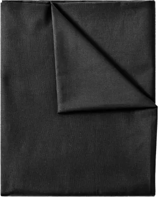 Produktbild von Bettlaken Betttuch 100% Baumwolle ohne Gummizug, 180x275 cm, Schwarz