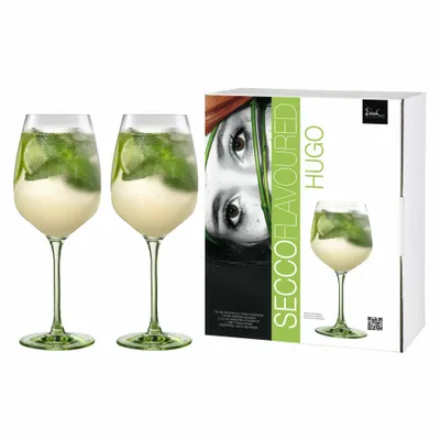 Obrázek produktu pro EISCH 2 sklenice Hugo 500/21g zelený základ v dárkovém balení SECCO FLAVOURED 15512021