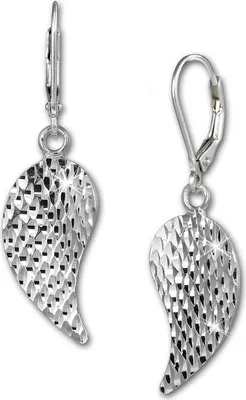 Image de SilberDream Boucles d'oreilles pour femmes 925 argent ailes SDO388J