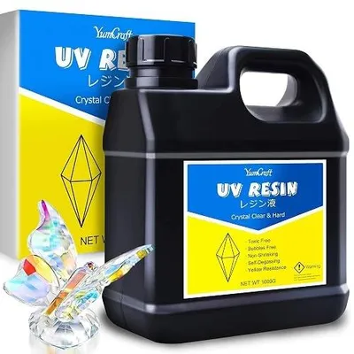 Zdjęcie produktu dla Żywica UV epoksydowa 500G przezroczysta do biżuterii rękodzieła DIY
