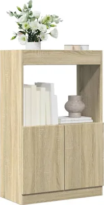 Image de Maison Exclusive - Buffet haut Sonoma chêne 63x33x100 cm Matériau dérivé du bois
