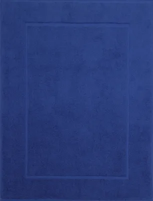 Produktbild von Betz Badvorleger Premium 50x70 cm 1er Set – Badematte aus 100% Baumwolle, ca. 650 g/m², ® Standard 100, saugstark & weich Farbe Royalblau