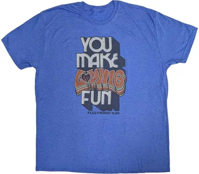 Produktbild von Fleetwood Mac - "You Make Loving Fun" T-Shirt für Herren/Damen Uni RO10270 (XXL) (Blau)