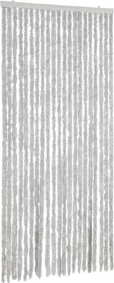 Produktbild von vidaXL Fliegenvorhang Grau 90x220 cm Chenille
