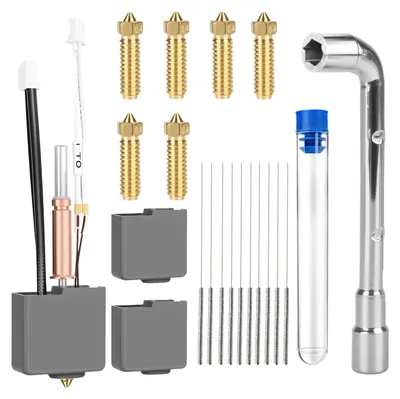3D Hotend Kit mit 6 Düsen 0,4 mm für Kobra3