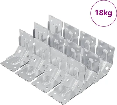 Produktbild von Halterung 212 pcs Zink-beschichtet 106 x 55 x 1,5mm Stahl
