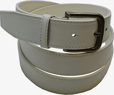 Produktbild von Uni Dornschließe 3,5 cm breite XXL ÜBERLÄNGEN GÜRTEL 160 cm  weiß