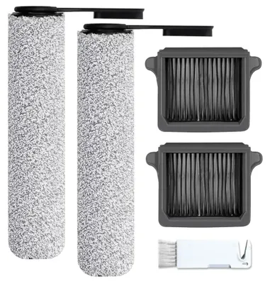 Ersatzteile für Tineco Floor One S7 Pro, 2 Bürstenwalzen + 2 Filter