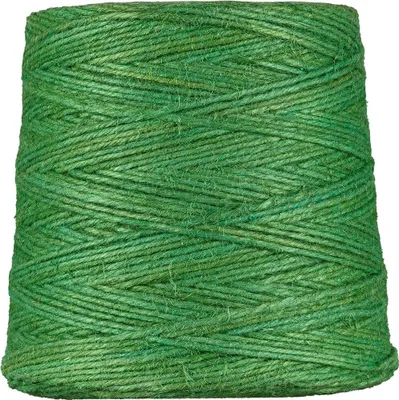 Produktbild von Juteschnur Grün, 500 m, 2 mm, 1 kg, Jutegarn für Häkeln, Makramee, Garten