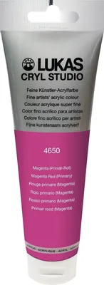 Immagine prodotto di Lukas Cryl Studio Tubo di plastica vernice acrilica rosso magenta (primario) 125 ml 1 pz