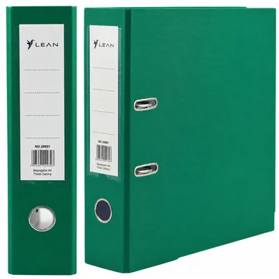 Image de Classeur à documents A4/mécanisme à levier de 75 mm, vert