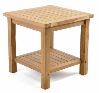 Zdjęcie produktu dla Stolik tekowy DIVERO - 50 cm