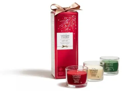 Zdjęcie produktu dla Zestaw prezentowy 3 świece mini Christmas Yankee Candle