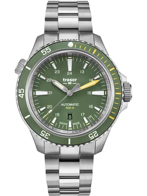 Immagine prodotto di Traser H3 - 110328 - Orologio da polso - Uomo - Automatico - P67 Diver Verde acciaio