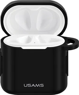 Produktbild von Usams Schutzhlle fr Freebuds 2 Pro Silicon Schwarz/Schwarz Bh501Fbus01 (Us-Bh501)