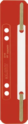 Produktbild von Leitz Heftstreifen kurz 37100025 35x158mm PP rt 25 St./Pack.