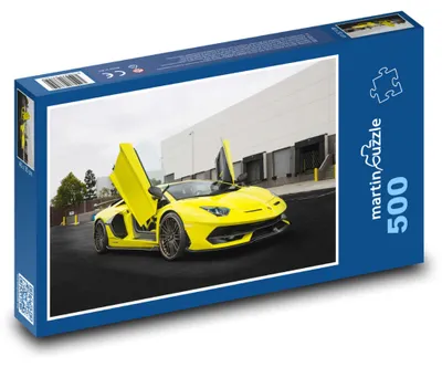 Produktbild von Puzzle 500 Gelbes Sportwagen - martinpuzzle