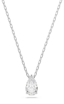 Productafbeelding van Swarovski Stilla Attract collier, rhodiumvergulde damesketting met sprankelende Swarovski-kristallen