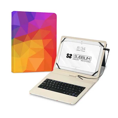 Obrázek produktu pro Pouzdro s klávesnicí Subblim Keytab USB 11" s klávesnicí Subblim Keytab USB 11" USB Triangles pro 11" tablety