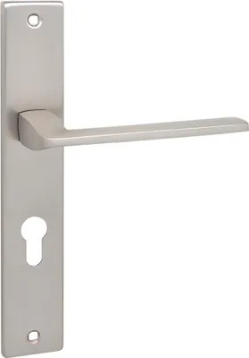 Immagine prodotto di Maniglia interna su piastra lunga per inserto Zambia Satin Kuchinox KAB_3M2A
