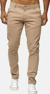 Produktbild von Elara Herren Chino Hose Stretch MEL009-Beige-33/30