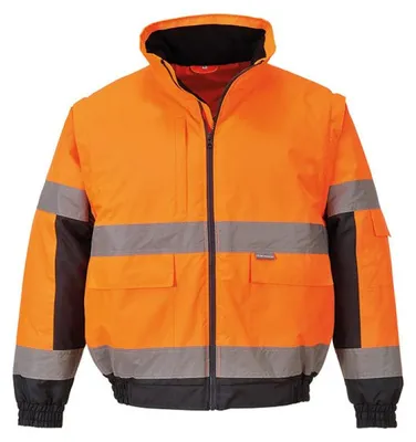 Image de Blouson 2-en-1 Hivis Couleur : Orange Taille Xl - Portwest