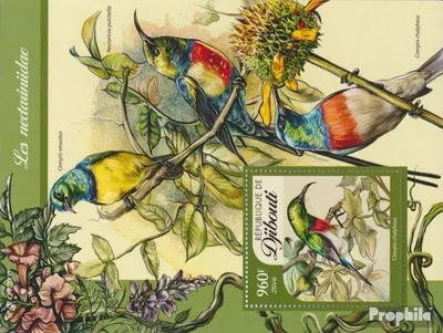 Produktbild von Briefmarken Dschibuti 2016 Mi Block 176 (kompl. Ausg.) postfrisch Sonnenvögel