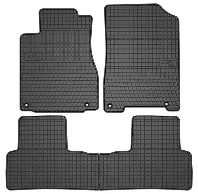 Produktbild von Gummi-Fußmatten für Honda CR-V IV 2011-2018 (SUV) – 4-tlg, Schwarz, passgenau – Wielganizator SolidPRO