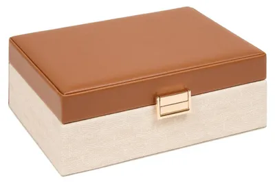 Produktbild von Rechteckige schmuckbox „whisky“, 17 x 23 cm, beige  - Atmosphera créateur d'intérieur