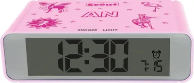 Produktbild von Scout Kinder Wecker 280001025 THE DIGI CLOCK pink